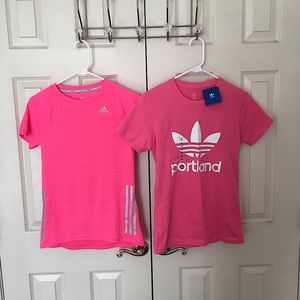Adidas Pink T-Shirts